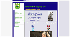 Desktop Screenshot of partnersforprogressnfp.org